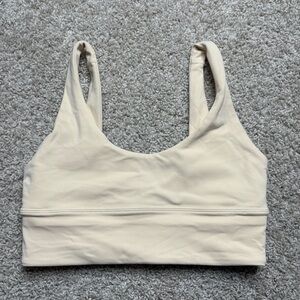 lululemon athletica Cream Sports Bra